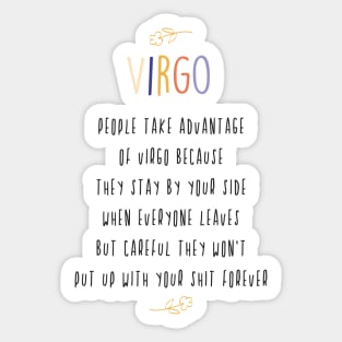 Virgo Sticker